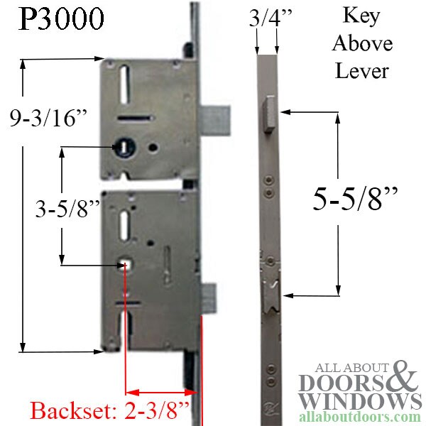 20mm P3000 Active Upper Assembly 60/92 3-point Rhino Hook