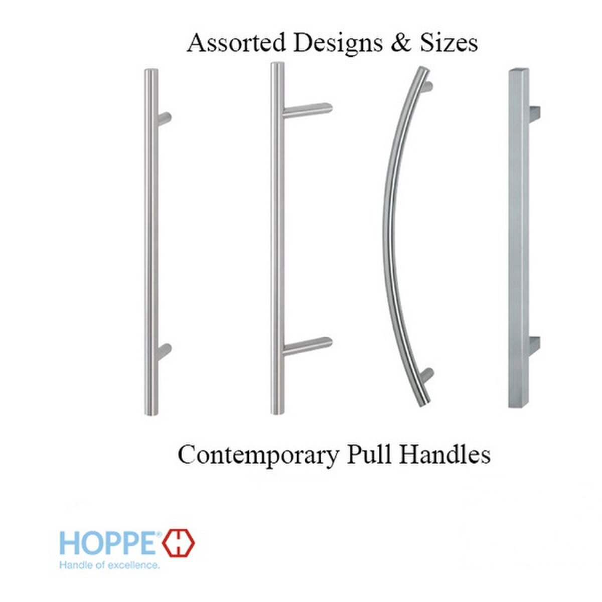 Hopper Style Handle Hoppe Bar-Shaped Round Pull Handle 63