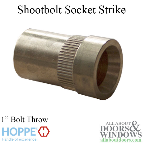 HOPPE strike plate PS0023N socket 0.55 x 1.01 for shootbolt