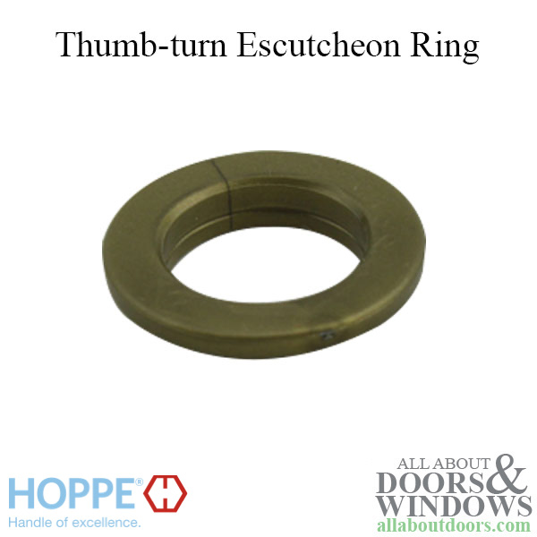 HOPPE thumb-turn sliding patio door thumb-turn escutcheon ring