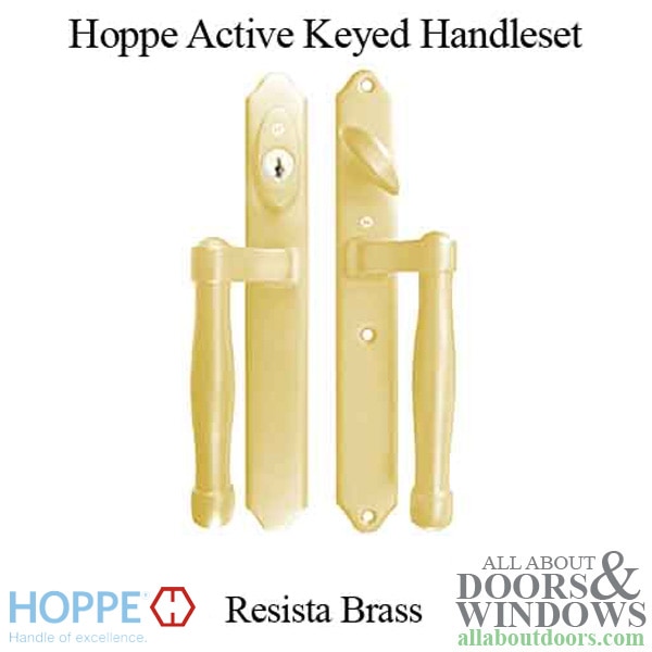 HOPPE HLS 9000 active keyed sliding door handle set M574/2170N
