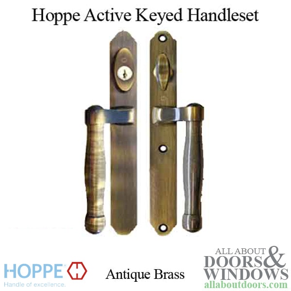 HOPPE HLS 9000 active keyed sliding door handle set M574/2170N