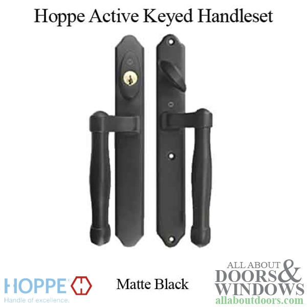 HOPPE HLS 9000 sliding door handle set M574/2170N active keyed