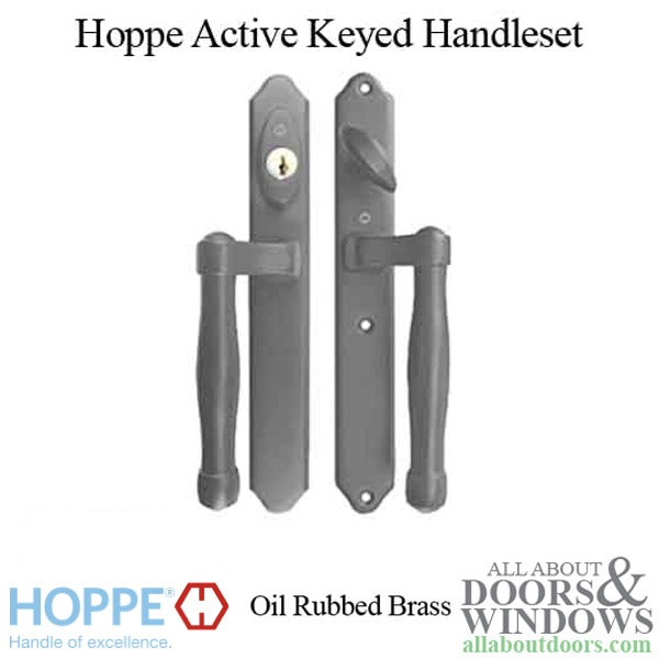 HOPPE HLS 9000 active keyed sliding door handle set M574/2170N