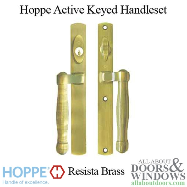 HOPPE HLS 9000 sliding door handle set, M574/2165N active keyed