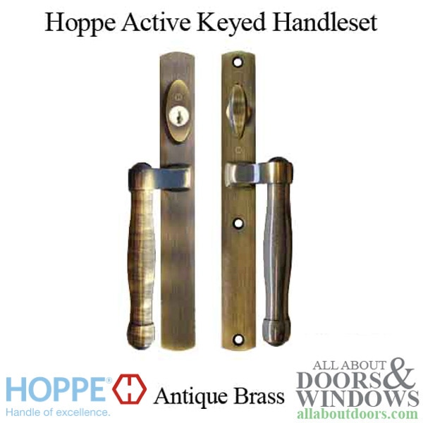 HOPPE HLS 9000 active keyed sliding door handle set M574/2165N