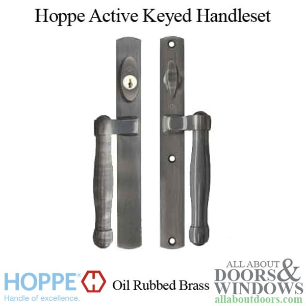 HOPPE HLS 9000 active keyed sliding door handle set M574/2165N