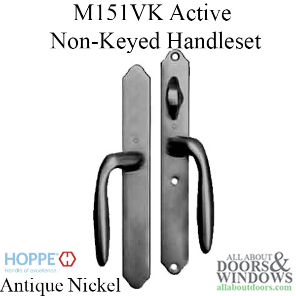 Non-Keyed Handle in Antique Nickel