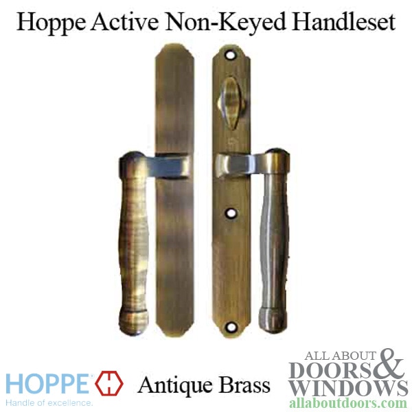 HOPPE HLS 9000 sliding door handle set M574/2170N active non-keyed