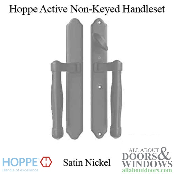 HOPPE HLS 9000 active non-keyed sliding door handle-set M574/2170N