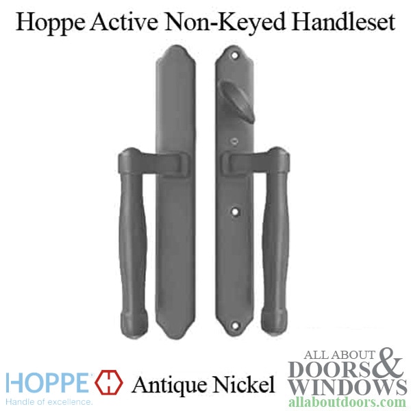 HOPPE HLS 9000 active non-keyed sliding door handle-set M574/2170N