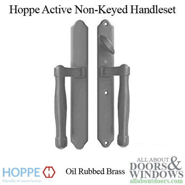 HOPPE HLS 9000 active non-keyed sliding door handle-set M574/2170N