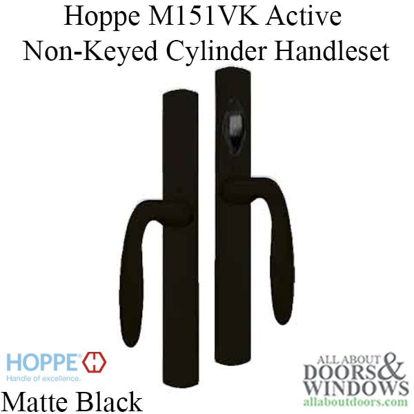 Non-Keyed Handle-Set in Matte Black