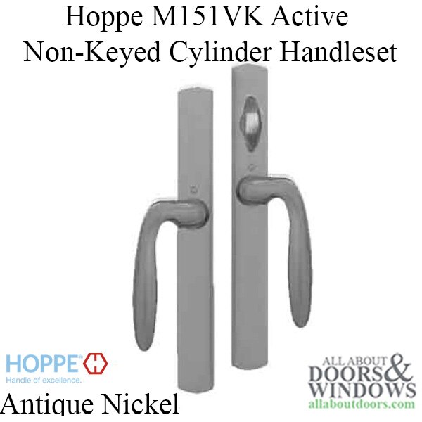 Non-Keyed Handleset Antique Nickel