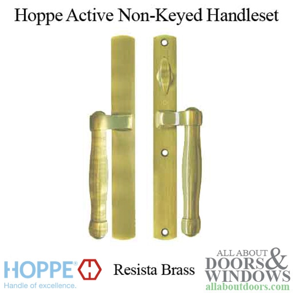 Hoppe HLS 9000 active non-keyed sliding door handle set, M574/2165N