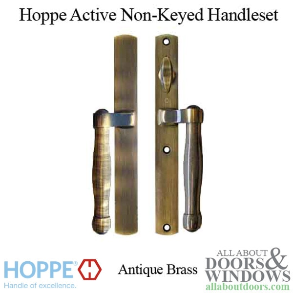 HOPPE HLS 9000 active non-keyed sliding door handle set M574/2165N