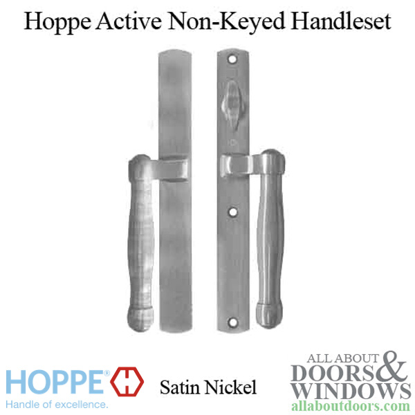 HOPPE HLS 9000 active non-keyed sliding door handle set M574/2165N