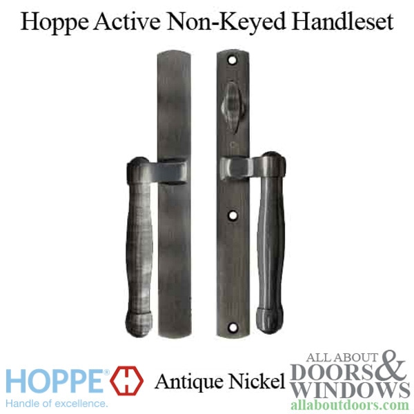 HOPPE HLS 9000 active non-keyed sliding door handle set M574/2165N
