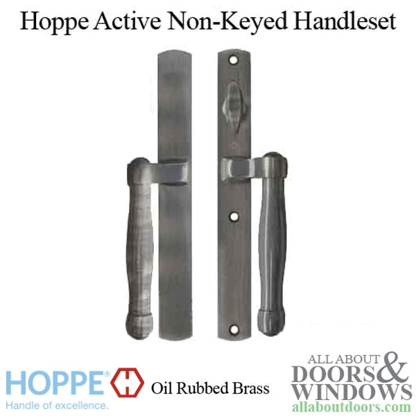 HOPPE HLS 9000 active non-keyed sliding door handle set M574/2165N