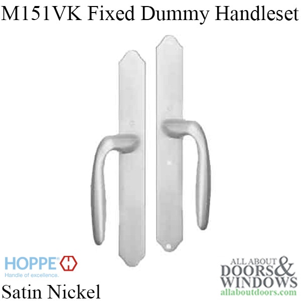 Dummy Handle-Set in Satin Nickel