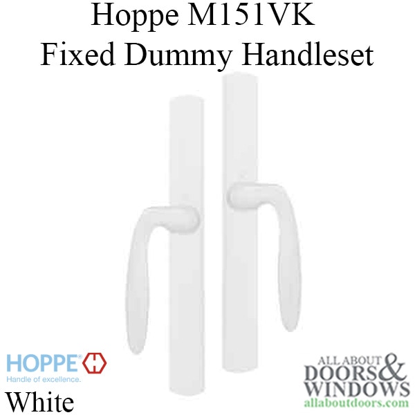 Fixed Dummy Handle-Set in White