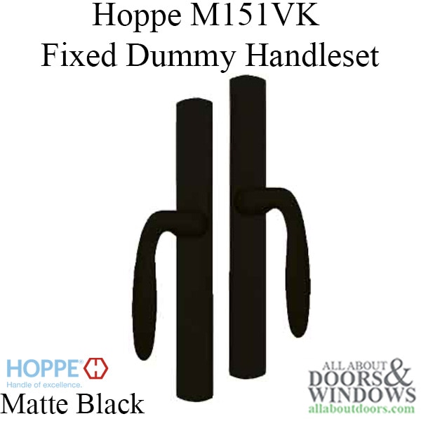 Fixed Dummy Handle-set Matte Black