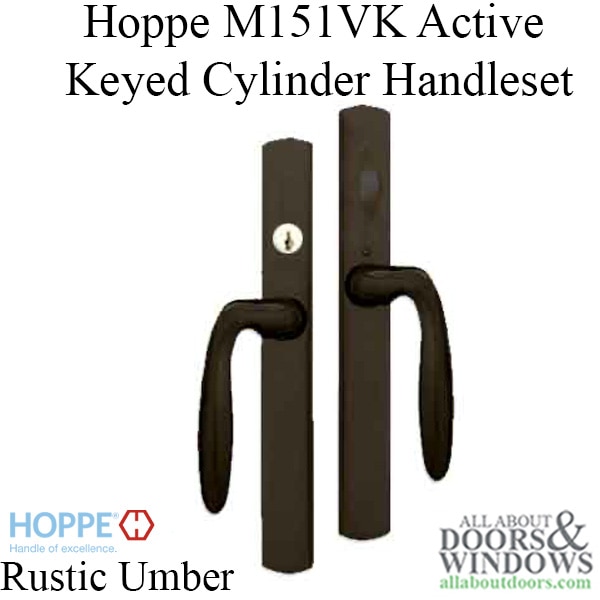 Keyed Handle-Set in Rustic Umber