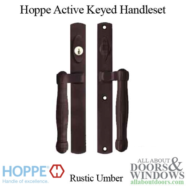 HOPPE HLS 9000 active keyed sliding door handle set M574/2165N