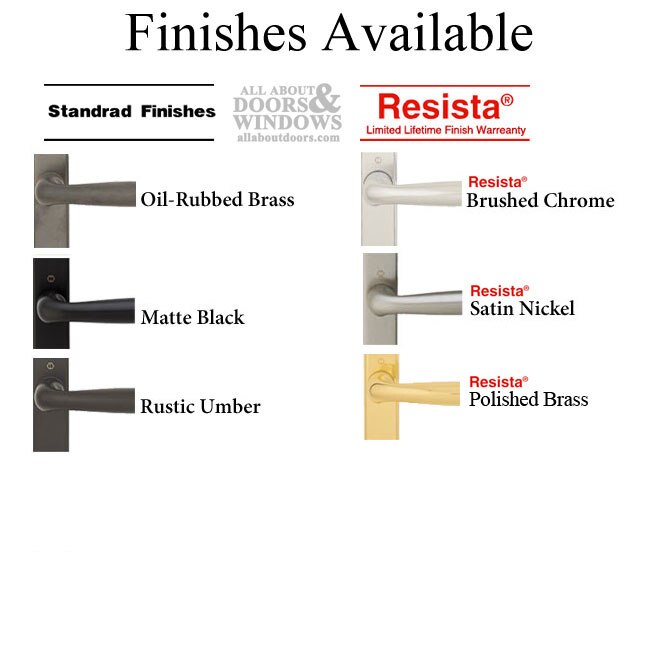 Hoppe Toronto Handleset M1020/374N, ActiveKeyed Polished Brass