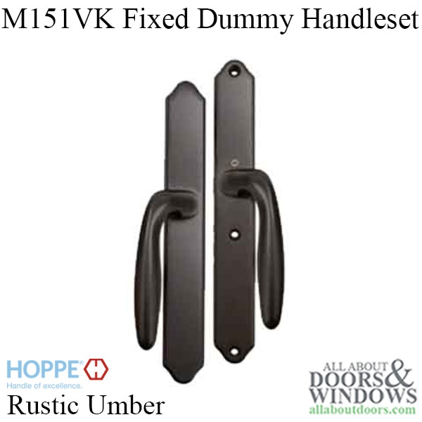 Dummy Handle-Set in Rustic Umber