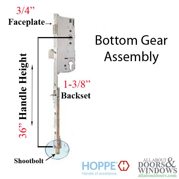 Hoppe 20mm Shootbolt Bottom Gear