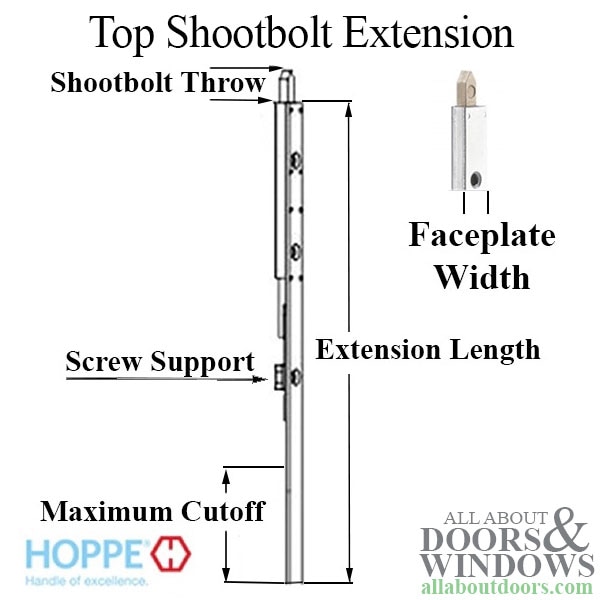 20mm Manual Top Extension Shootbolt 21.65 inches