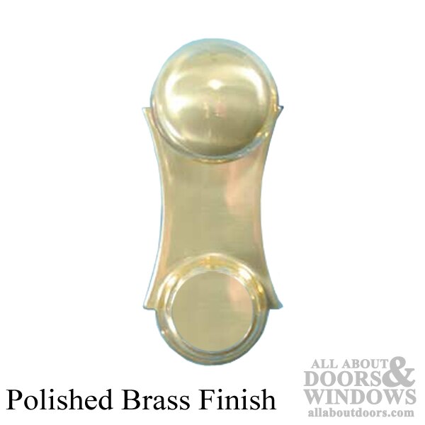 Marks Series 21 Unilock Full Dummy Trim Set - Polished Brass