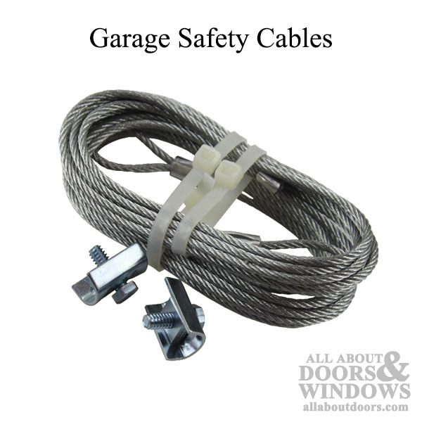 Durable 2-Pack Safety Cables for Garage Door Systems