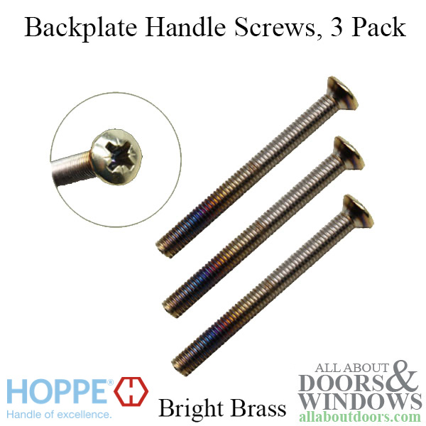 HOPPE handle screws 3 pack for 1-3/4 inch thick door and M5 x 50mm