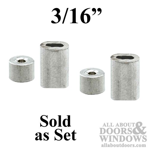 Garage Door Cable Ferrules and Stops