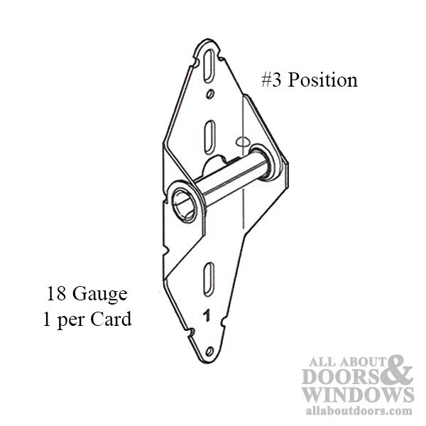 Garage Door Hinge No. 3 – Medium Duty, Durable & Reliable