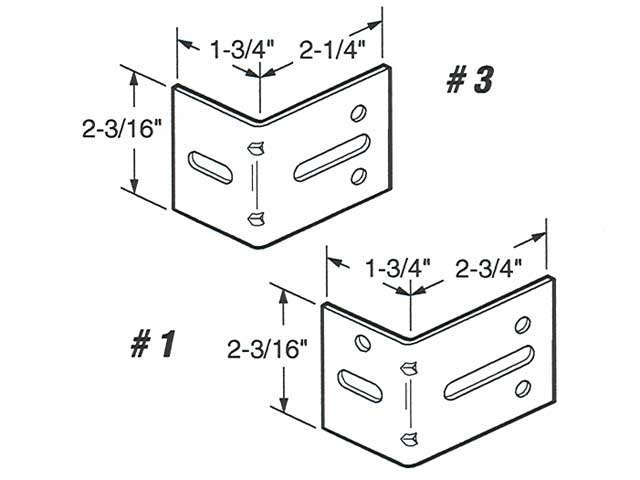 Garage Door Track Brackets for Secure Mounting and Support