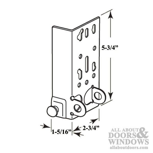 Left Hand Bottom Lifting Bracket For Garage Door