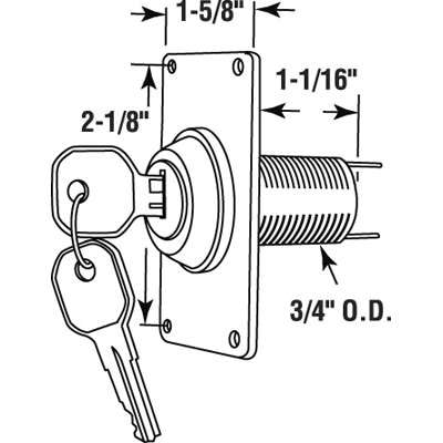 Electric Lock Switch Dimensions