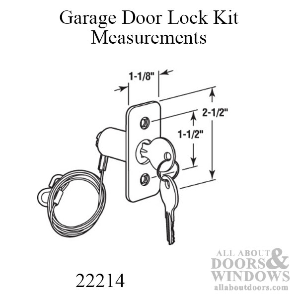 Lock Kit Dimensions