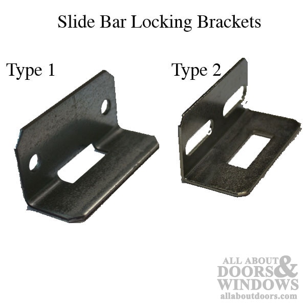 Slide Bar Bracket Comparison - Type 1 vs. Type 2