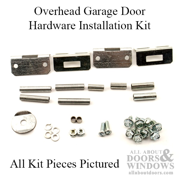 Slide Bar Bracket for Overhead Garage Door Hardware Type 1 Kit Components