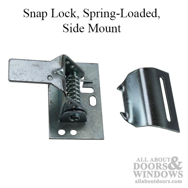 Spring-Loaded Snap Lock – Side Mount for Secure Fastening