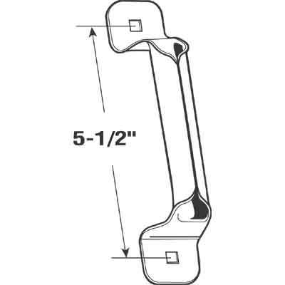 5-1/2" Open Grip Garage Door Handle – Heavy-Duty