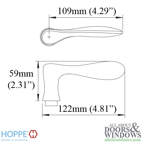 HOPPE New Orleans Lever Handle