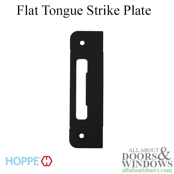 Hoppe Strike Plate PT0002N – Flat Tongue 1.30 x 4.57 – Rustic Umber