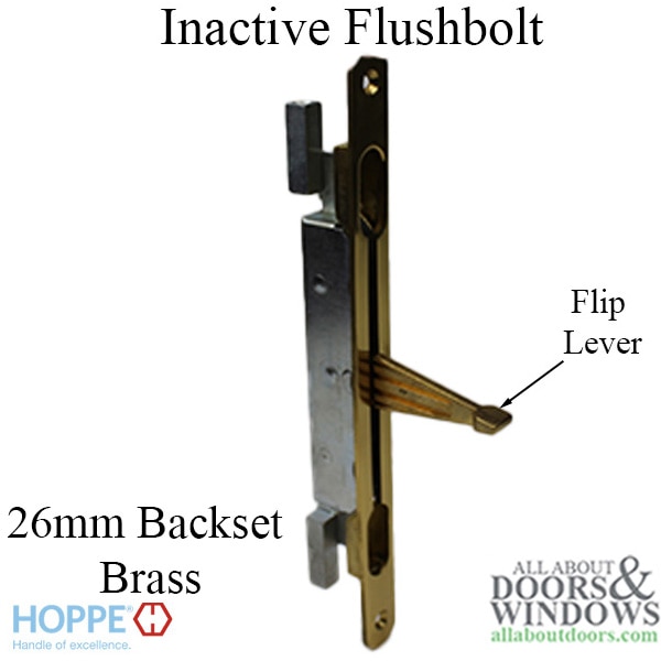 Inactive Flush Bolt Rod