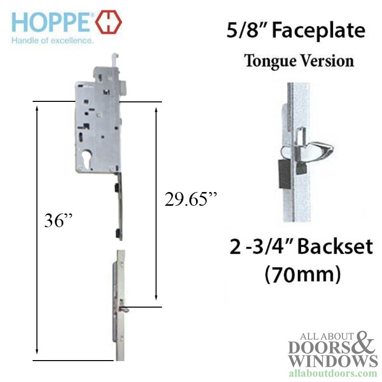 Hoppe Manual Tongue Gear 70/92