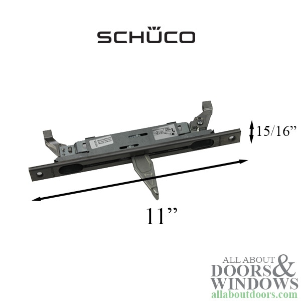 Schuco rebate shoot bolt with STL 63 connector
